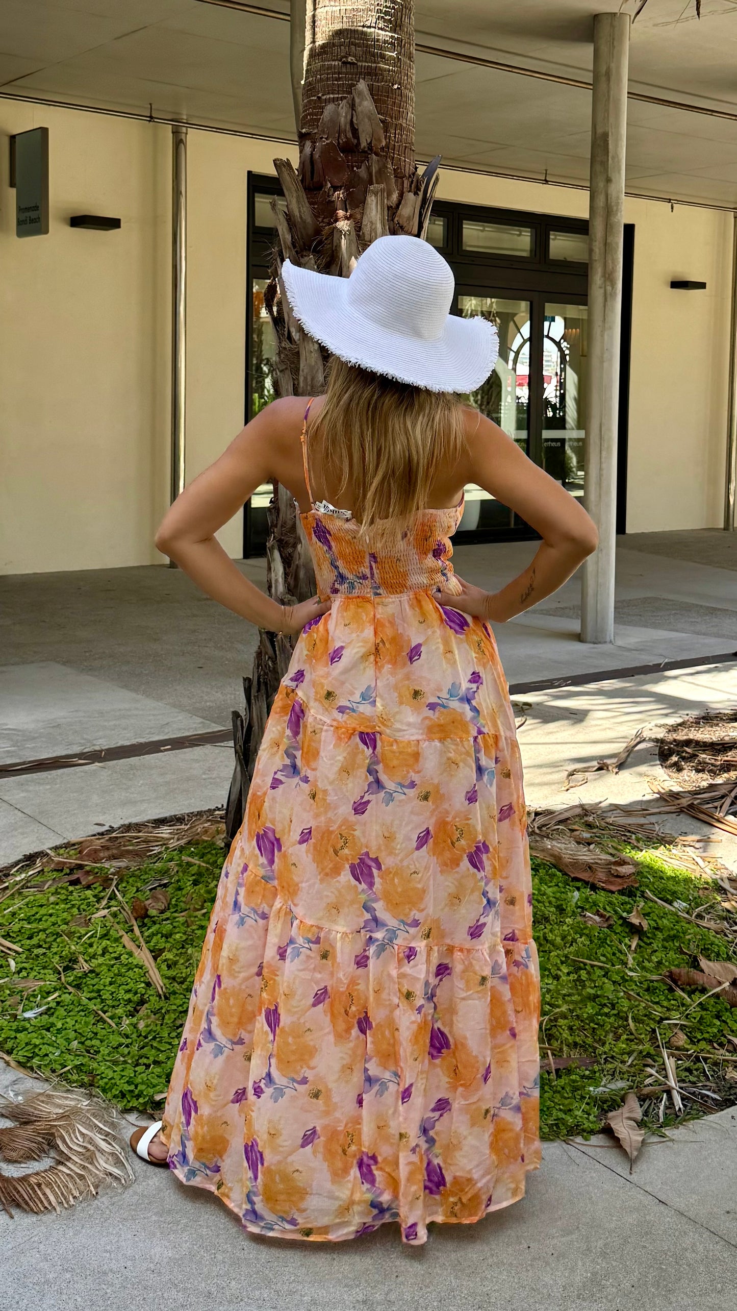 🌸 Sunset Bloom Maxi Dress