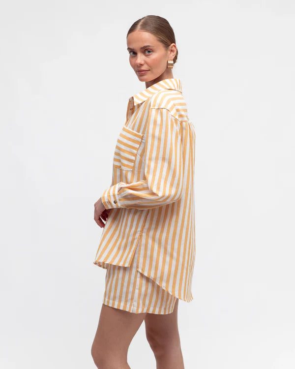 Stripe set yellow butter