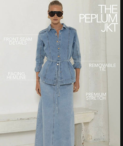 Cotton Denim shacket