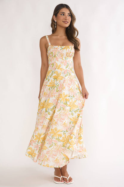 Sanessa midi dress Yellow