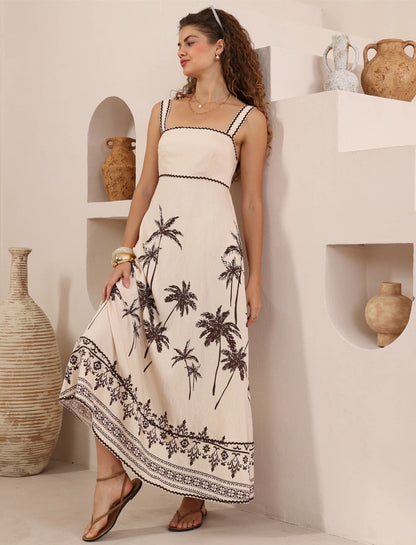 Palm Breeze Maxi Dress