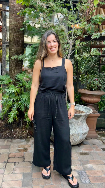 St Byron top black