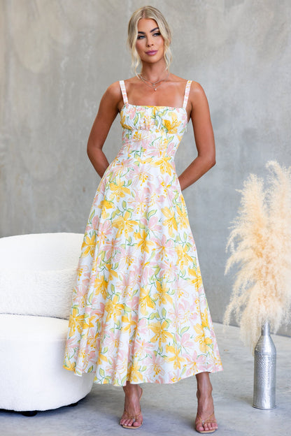 Sanessa midi dress Yellow