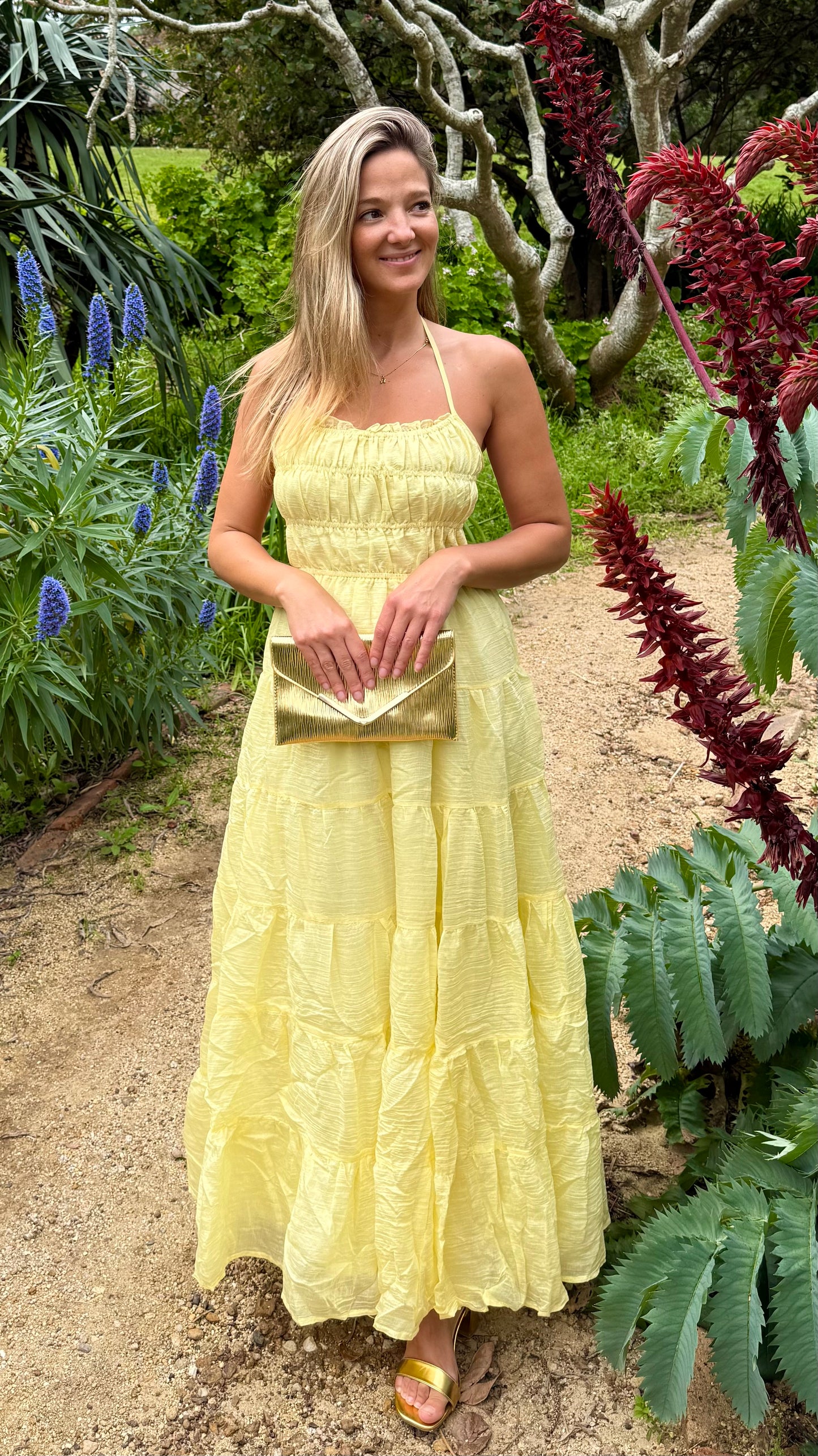 Daydream yellow maxi dress