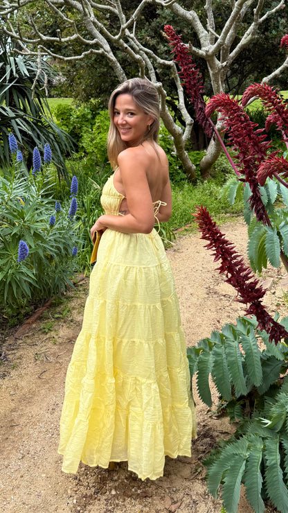 Daydream yellow maxi dress