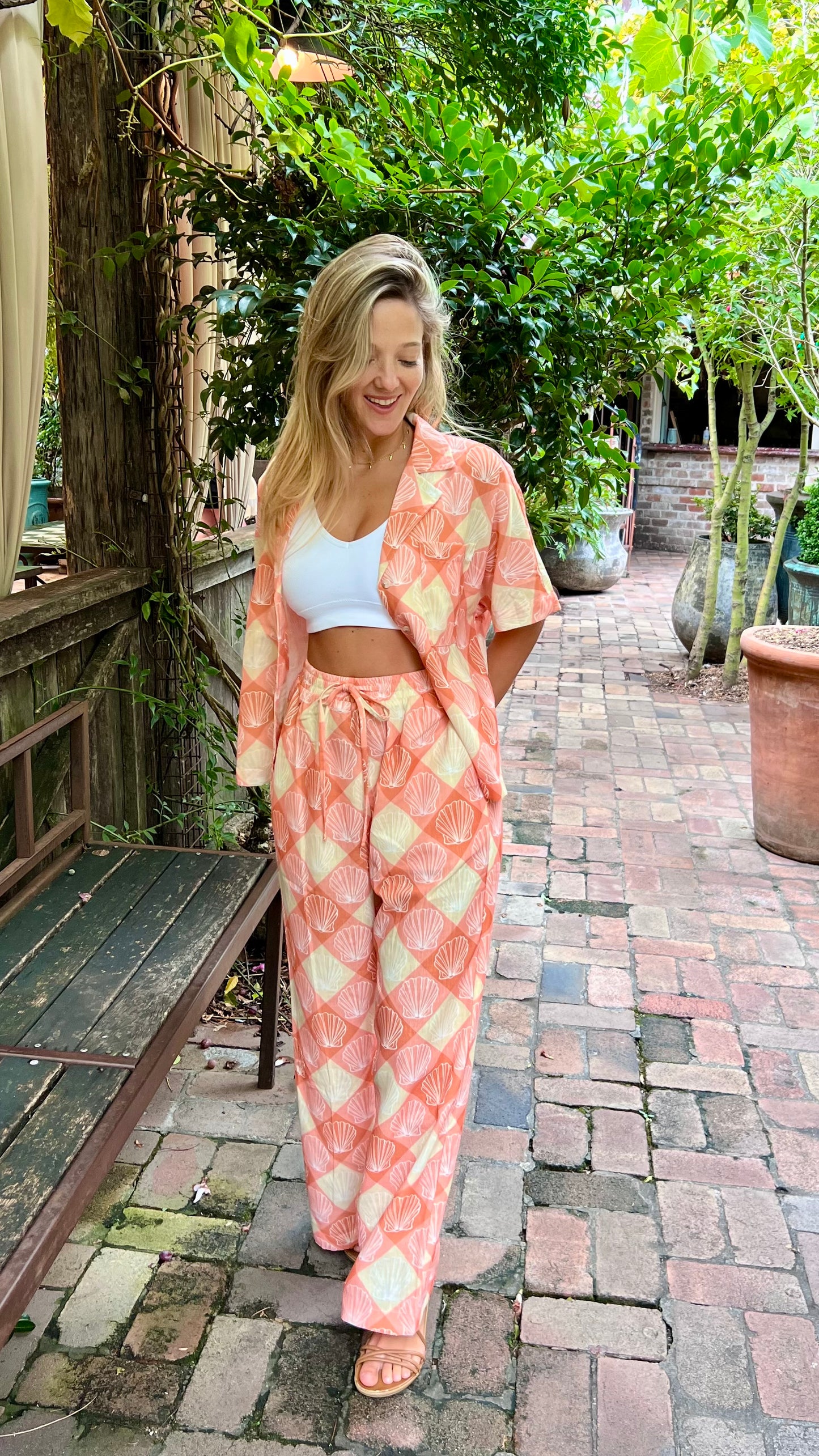 Shell linen Shirt