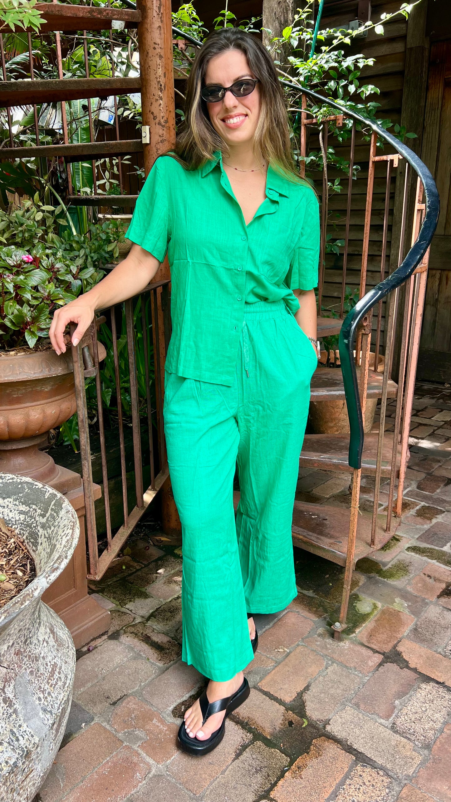 St Byron pant esmerald