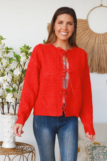 Ruby Glow Cardi