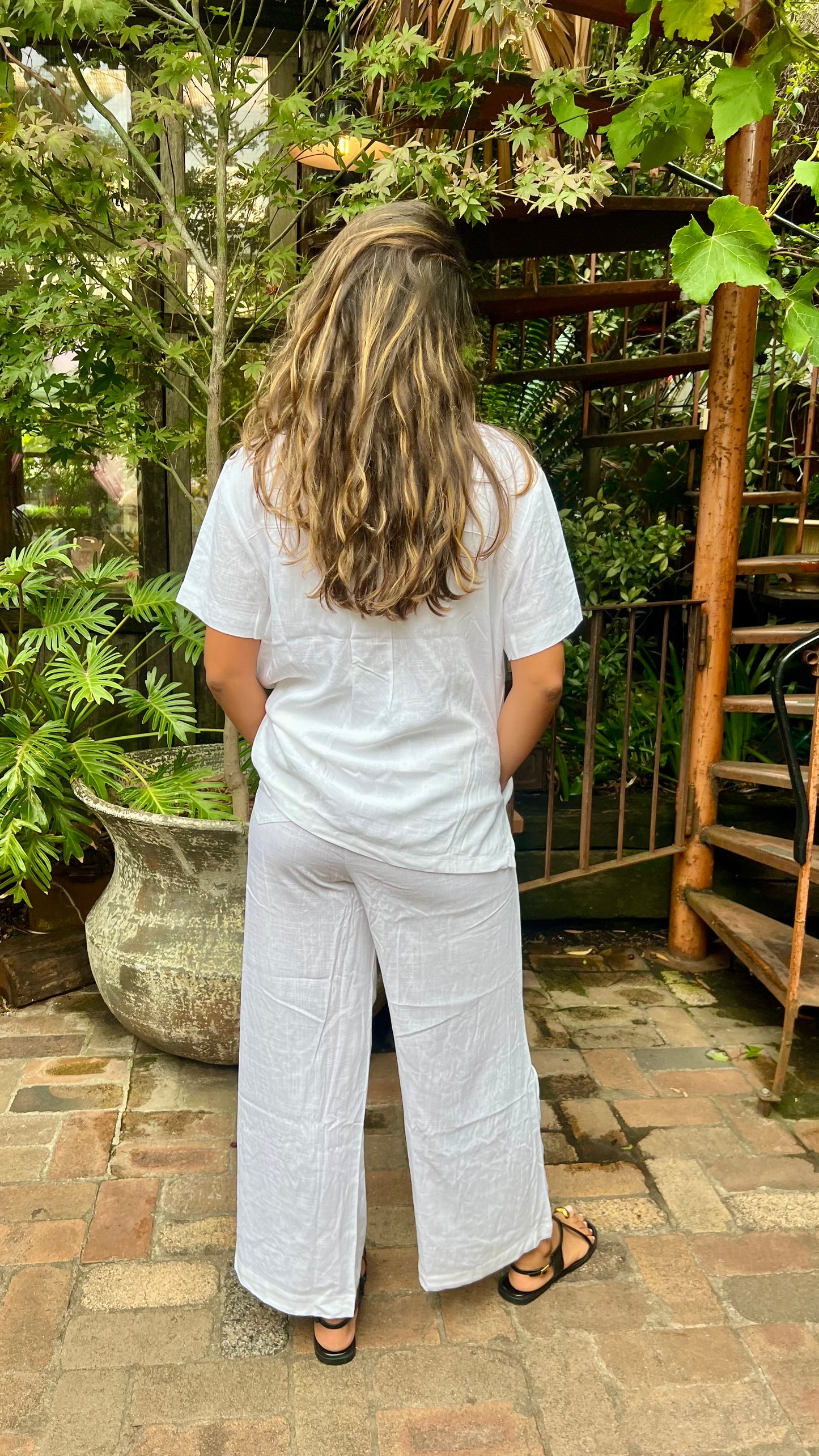 St Byron shirt white