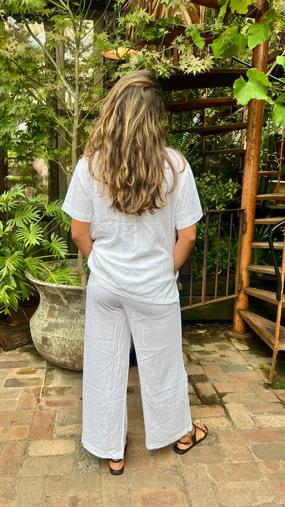St Byron shirt white