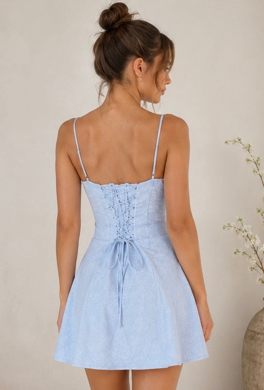 Zoe Mini blue Dress