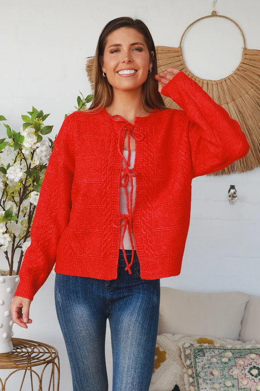 Ruby Glow Cardi