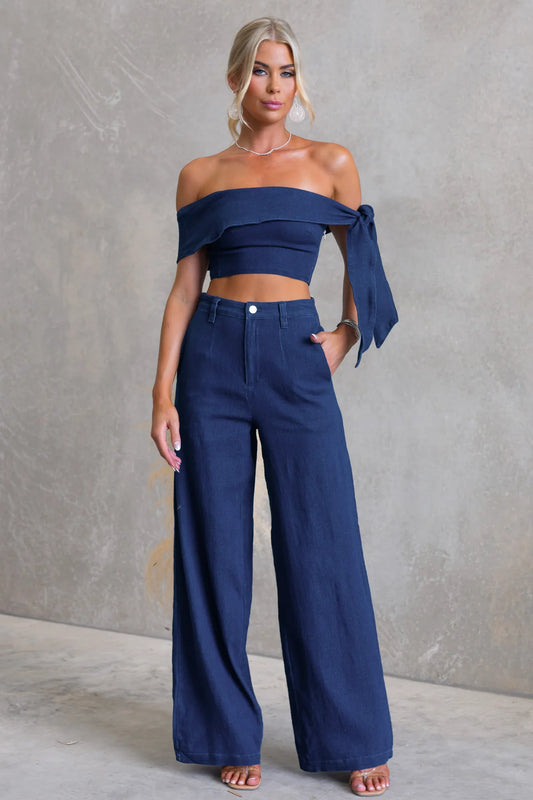 Indigo denim set
