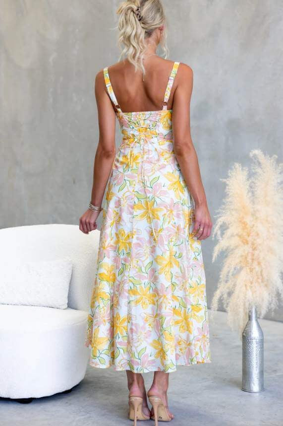 Sanessa midi dress Yellow