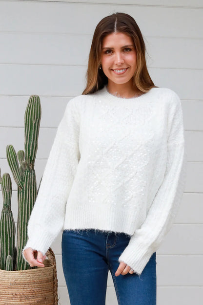 Nova Sequin Knit Jumper