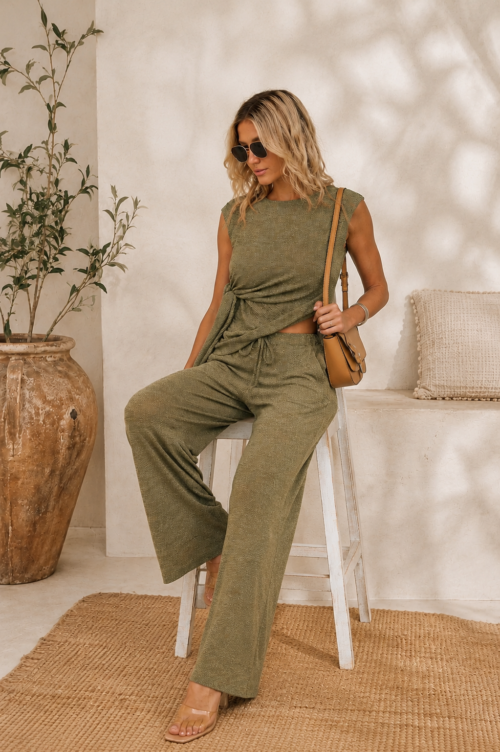 Ava Lounge Set Olive