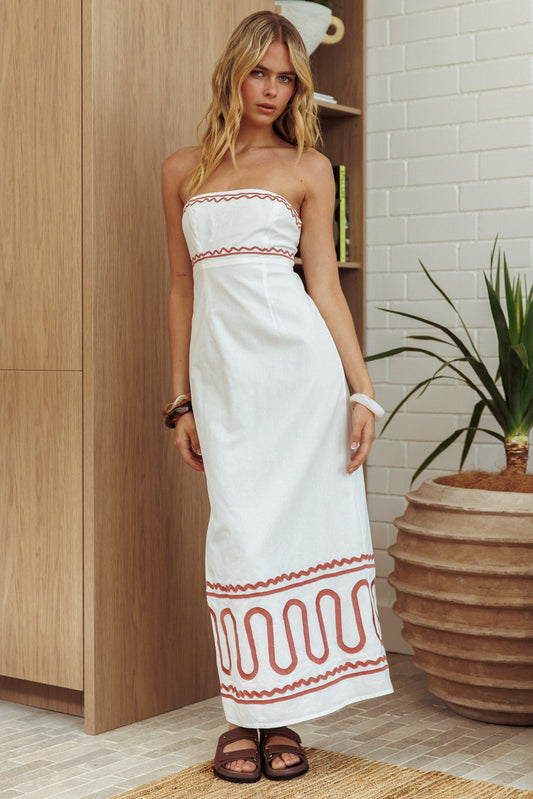 White cotton dress
