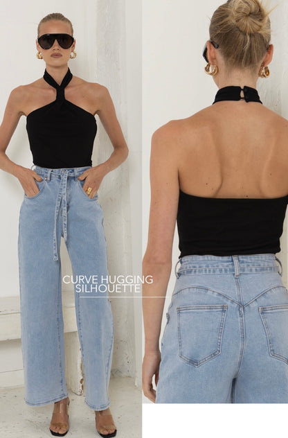 Cotton Wide leg denim