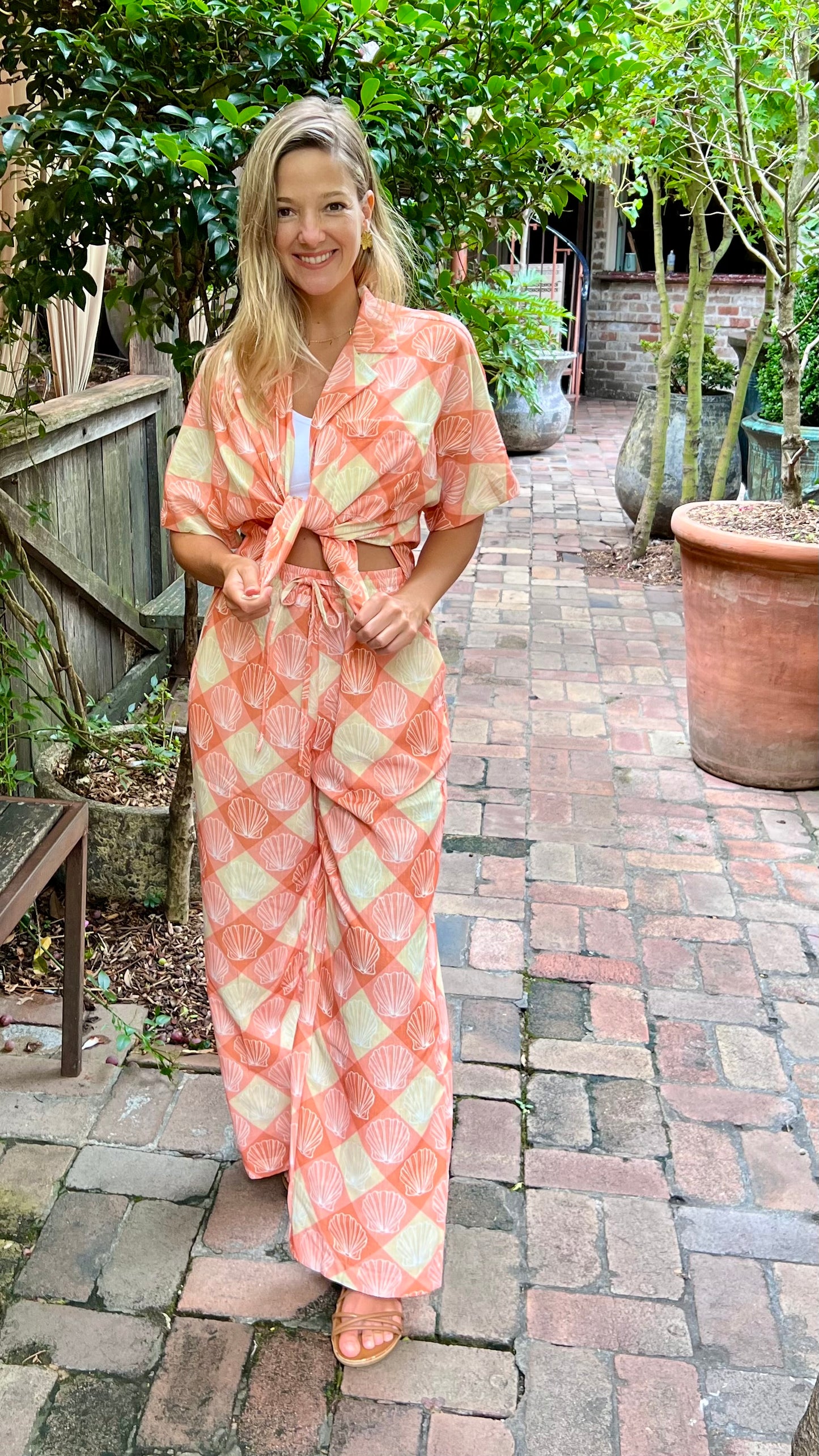 Shell linen Shirt