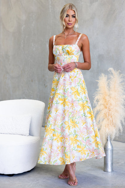 Sanessa midi dress Yellow
