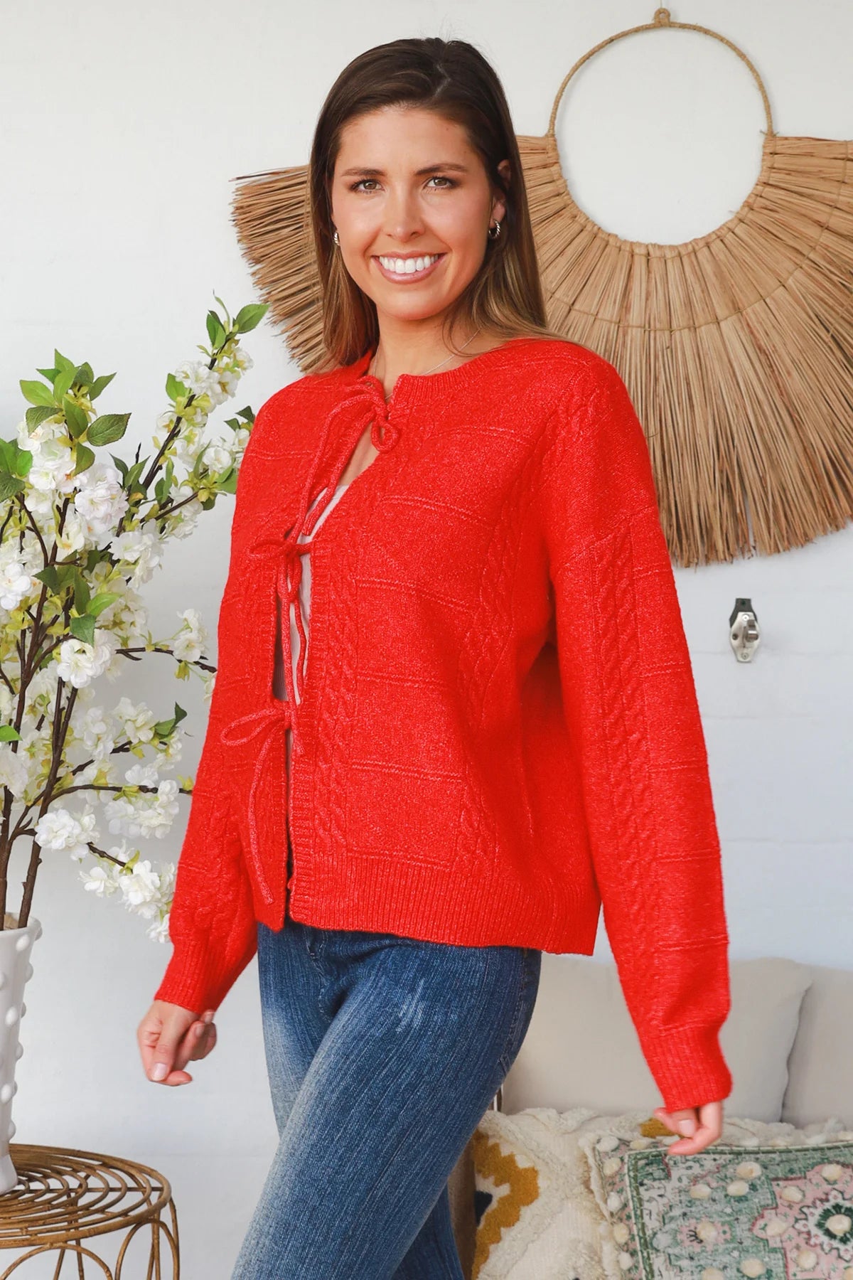 Ruby Glow Cardi