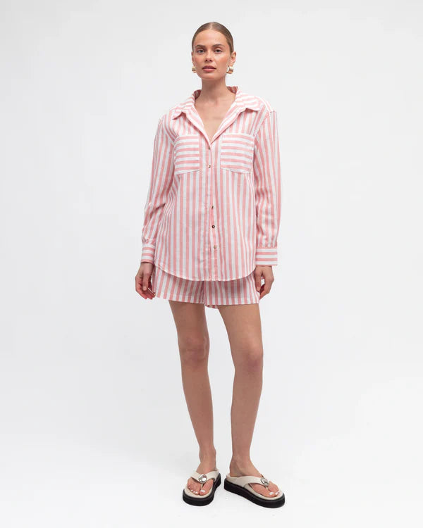 Stripe set pink butter