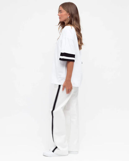 Stripe tracksuit pants