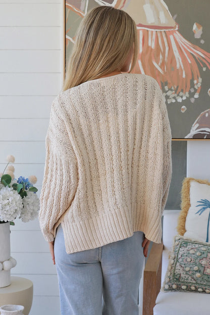 Coastal Calm Knit Sweater