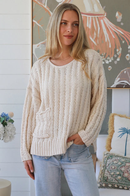 Coastal Calm Knit Sweater