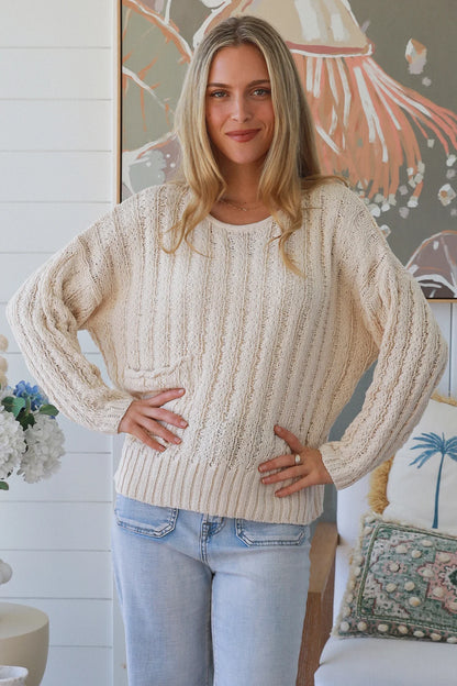Coastal Calm Knit Sweater
