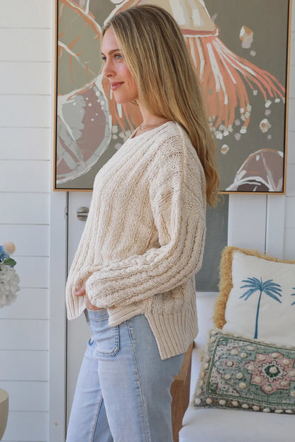 Coastal Calm Knit Sweater