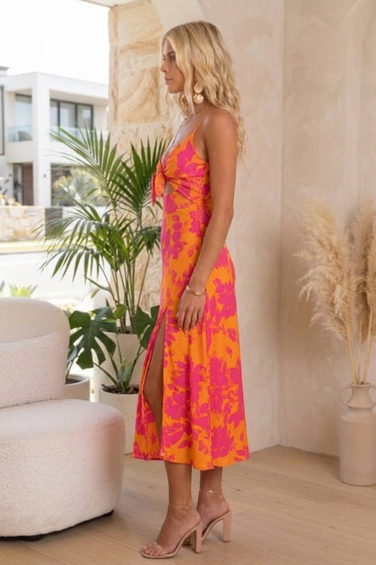 Orange Dream Midi dress