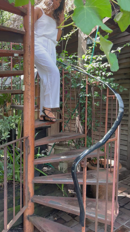 St Byron top white