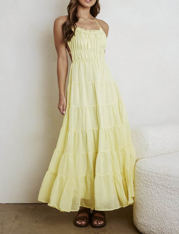 Daydream yellow maxi dress