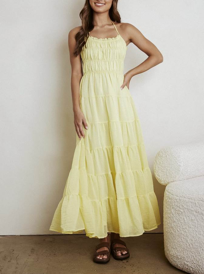 Daydream yellow maxi dress