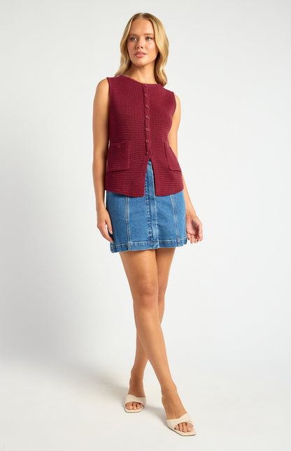 Merlot Muse Vest